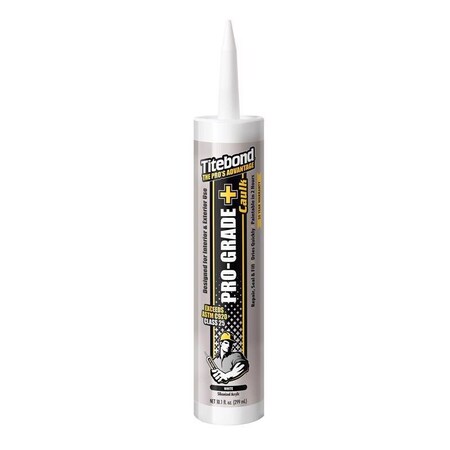Titebond Titebond Pro-Grade Plus White Siliconized Acrylic Multipurpose Caulk 10.1 oz, PK12 8401